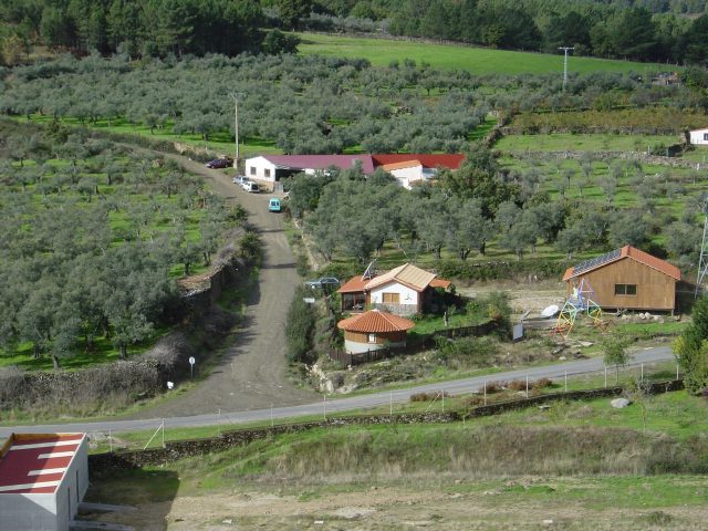 Vista aérea fabrica